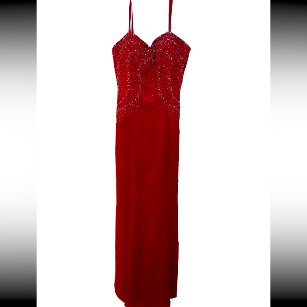 LeNovia Red Prom Dress